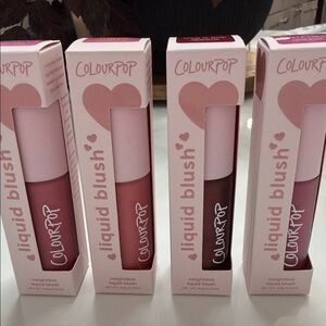 Set of 4 ColourPop Liquid Blush